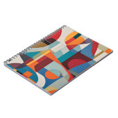 Levendige Abstracte kunst - expressief en kleurrij Notitieboek (Linkerzijde)