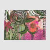 Levendige Abstracte Kunst Tissuepapier voor Scrapb (Voorkant)