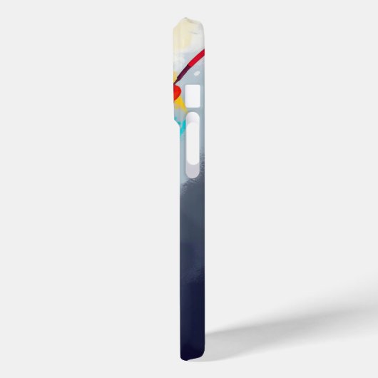 Levendige Abstracte kunst vet kleurrijk Case-Mate iPhone Case (Achterkant / Links)