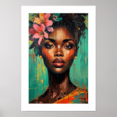 Levendige Abstracte Kunstprint Poster (Voorkant)