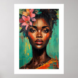 Levendige Abstracte Kunstprint Poster