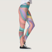 Levendige Abstracte Leggings (Rechts)
