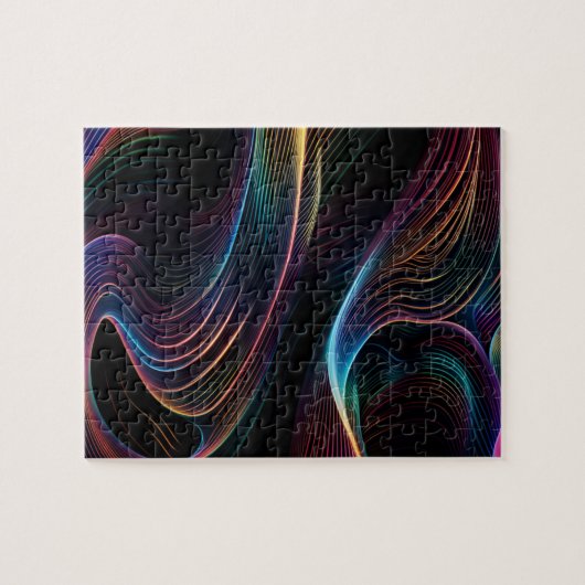 Levendige Abstracte Legpuzzel (Horizontaal)