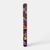 Levendige Abstracte Lint iPhone Hoesje (Linkerkant)