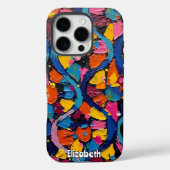 Levendige Abstracte linten Case-Mate iPhone Case (Achterkant)