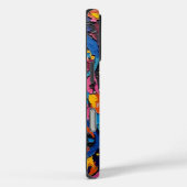 Levendige Abstracte linten Case-Mate iPhone Case (Achterkant / Rechts)