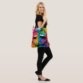 Levendige Abstracte lippen Tote Bag (Op model)