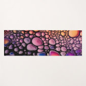 Levendige Abstracte Liquid Art Fusion Yogamat (Voorkant (horizontaal))