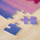 Levendige Abstracte lotusbloemen Legpuzzel (Zijkant)