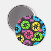 Levendige abstracte magneet (Voorkant / Achterkant)