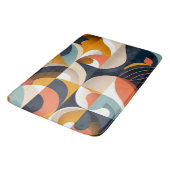 Levendige Abstracte middeleeuwse moderne Badmat (Gekanteld)