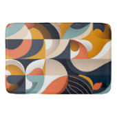 Levendige Abstracte middeleeuwse moderne Badmat (Voorkant)
