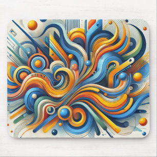 Levendige Abstracte Muismat