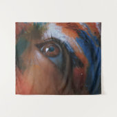 Levendige Abstracte Oogkunst Wandkleed (Voorkant (horizontaal))