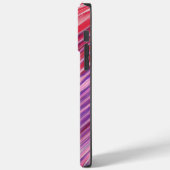 Levendige Abstracte Paint Flow Rood Paarse Custom Case-Mate iPhone Case (Achterkant / Links)