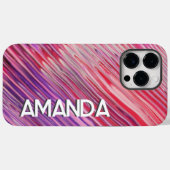 Levendige Abstracte Paint Flow Rood Paarse Custom Case-Mate iPhone Case (Achterkant (horizontaal))