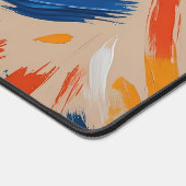 Levendige Abstracte penseelstreek Bureaumat (Hoek)