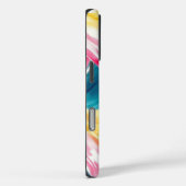 Levendige Abstracte penseelstreken Case-Mate iPhone Case (Achterkant / Rechts)
