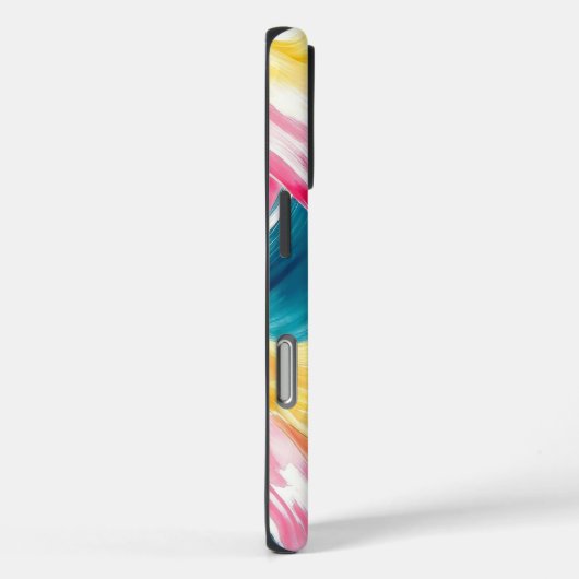 Levendige Abstracte penseelstreken Case-Mate iPhone Case (Achterkant / Rechts)