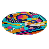 Levendige Abstracte Pop Art Snijplank (Hoek)