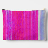 Levendige Abstracte Roze en Paarse Strepen Art Etui (Achterkant)