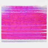 Levendige Abstracte Roze en Paarse Strepen Art Fleece Deken (Voorkant (Horizontaal))