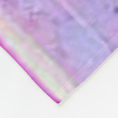 Levendige Abstracte Roze en Paarse Strepen Art Fleece Deken (Hoek)