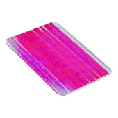Levendige Abstracte Roze en Paarse Strepen Art Magneet (Rechterzijde)