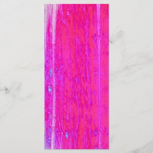 Levendige Abstracte Roze en Paarse Strepen Art Menu (Voorkant)