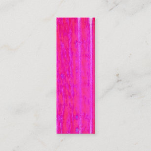 Levendige Abstracte Roze en Paarse Strepen Art Mini Visitekaartje