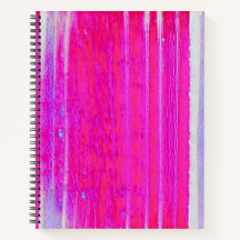 Levendige Abstracte Roze en Paarse Strepen Art