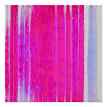 Levendige Abstracte Roze en Paarse Strepen Art