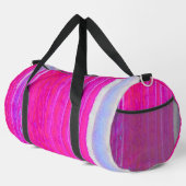 Levendige Abstracte Roze en Paarse Strepen Art Plunjezak (Rechterhoek)