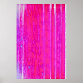 Levendige Abstracte Roze en Paarse Strepen Art Poster