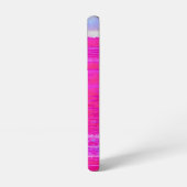 Levendige Abstracte Roze en Paarse Strepen Art Samsung Galaxy Hoesje (Linkerkant)