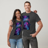 Levendige Abstracte Ruimte Gamecontroller T-Shirt (Unisex)
