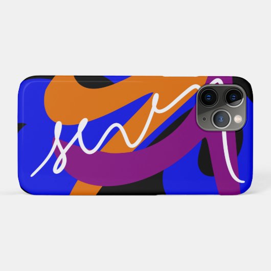 levendige Abstracte stroming Case-Mate iPhone Case (Achterkant (horizontaal))