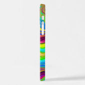 Levendige Abstracte Swirl iPhone Case - Neon Kleur iPhone Hoesje (Linkerkant)