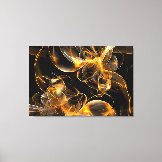 Levendige Abstracte Swirls Art Print (Voorkant)
