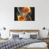 Levendige Abstracte Swirls Art Print (Insitu (Slaapkamer))