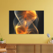 Levendige Abstracte Swirls Art Print (Insitu (Woonkamer))