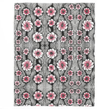 Levendige Abstracte Tribale Flow Fleece Dekbed