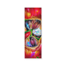 Levendige Abstracte Tulip Reflections Bladwijzer