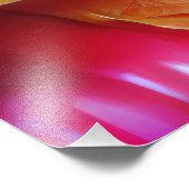 Levendige Abstracte Tulpenreflecties Foto Afdruk (Hoek)