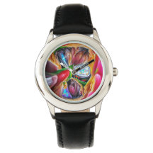 Levendige Abstracte Tulpenreflecties