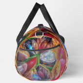 Levendige Abstracte Tulpenreflecties Plunjezak (Rechts)