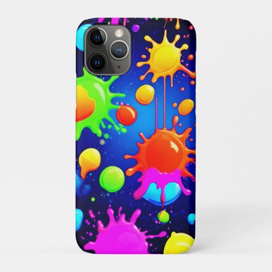 Levendige Abstracte Verfexplosie Case-Mate iPhone Case (Achterkant)