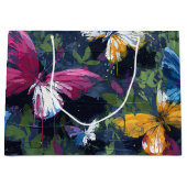 Levendige Abstracte Vlinder Vlucht (1) Groot Cadeauzakje (Voorkant)