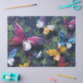 Levendige Abstracte Vlinder Vlucht (1) Tissuepapier (Craft)