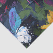 Levendige Abstracte Vlinder Vlucht (1) Tissuepapier (Detail)